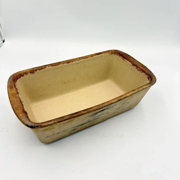 Pampered Chef Stoneware 5x9 Bread Loaf Pan Family Heritage Collection USA 011102 - Picture 3 of 5